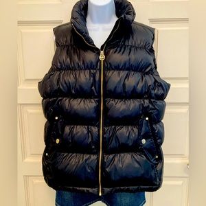 Michael Kors, extra large, black puffer vest